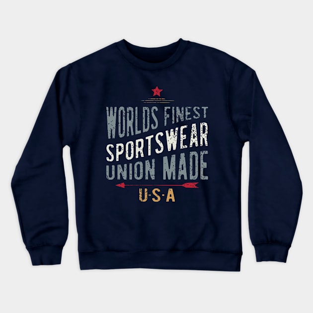 Worlds finest Sport wear Crewneck Sweatshirt by Teefold